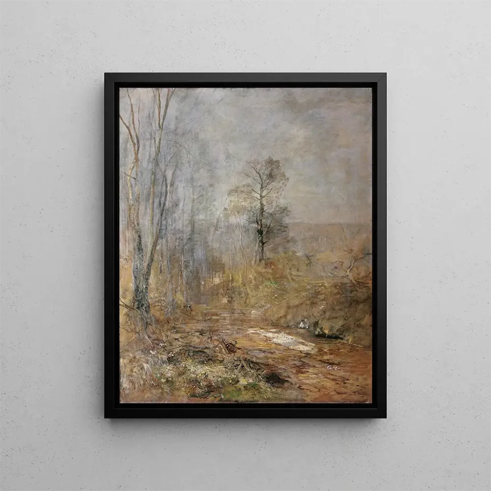 Maalaus Ambiance de mars, avant - printemps dans la êt viennoise - Emil Jakob Schindler | Taidetuloste