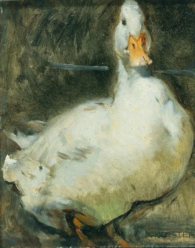 Maalaus Ankka - Alexander Koester | Taidetuloste