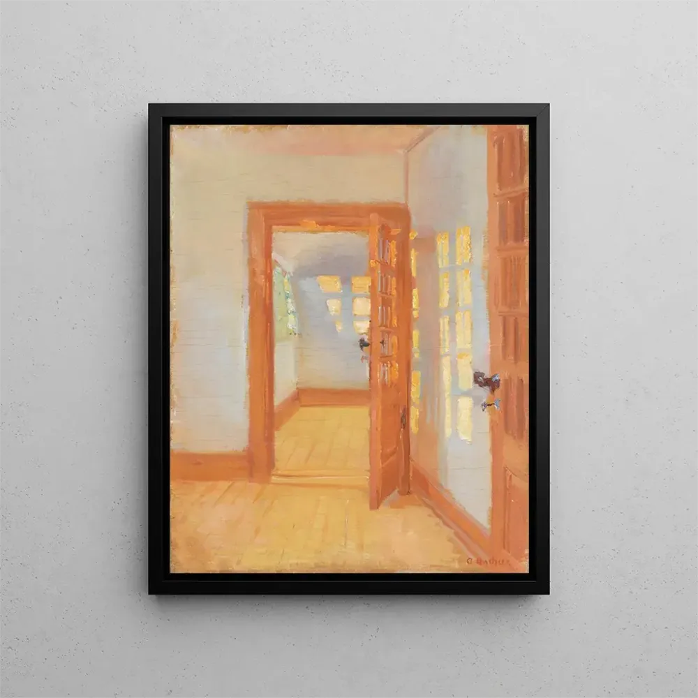 Maalaus Annexe intérieure de Brøndums - Anna Ancher | Taidetuloste