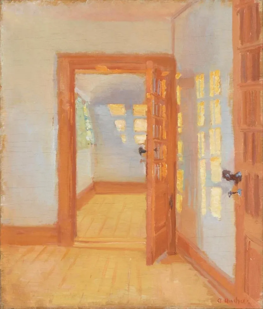 Maalaus Annexe intérieure de Brøndums - Anna Ancher | Taidetuloste