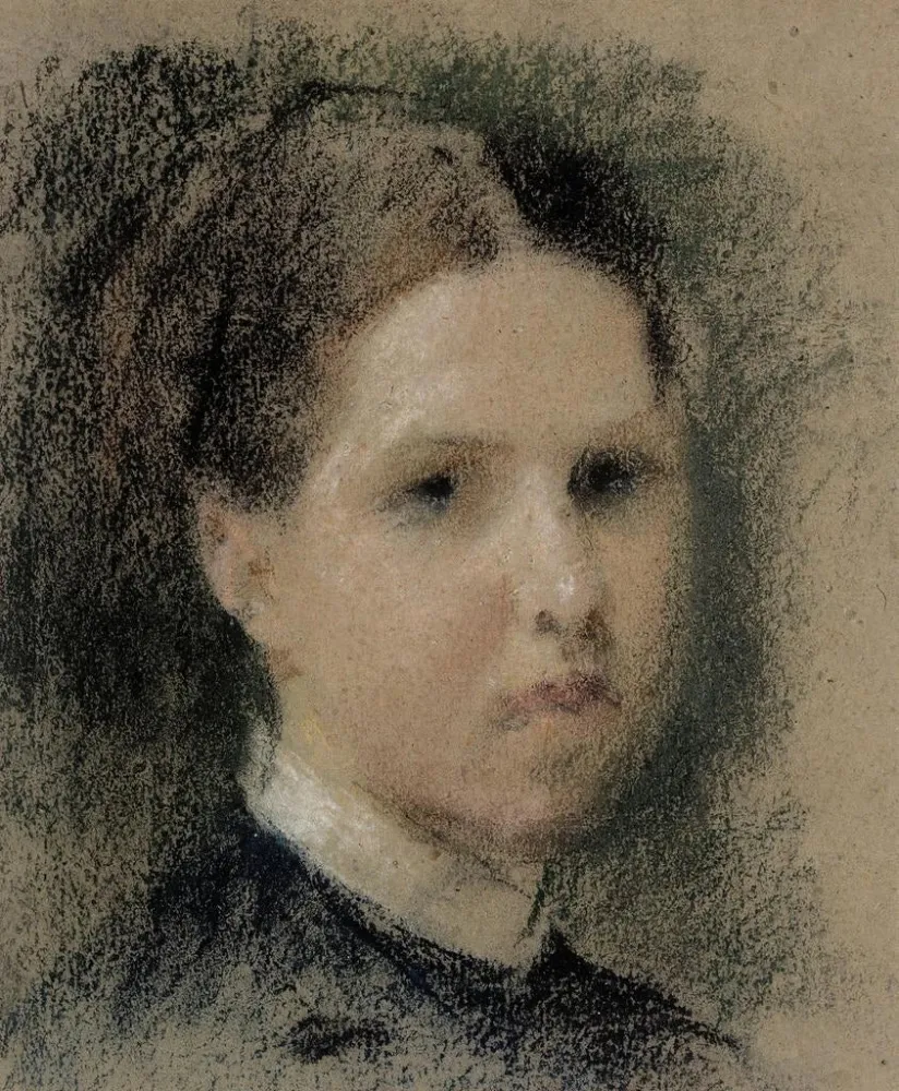 Maalaus Annie Edelfeltin muotokuva - Albert Edelfelt | Taidetuloste