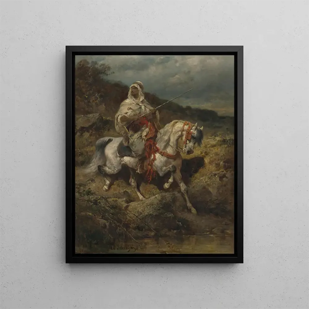 Maalaus Arabe monté - Adolf Schreyer | Taidetuloste