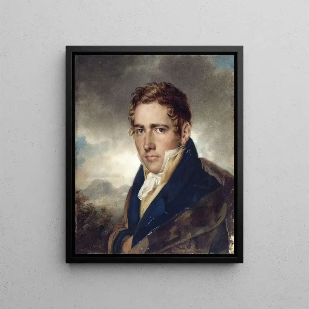 Maalaus Arkkitehti Auguste Constantin 1790-1842:n oletettu muotokuva - Alexandre-Évariste Fragonard | Taidetuloste