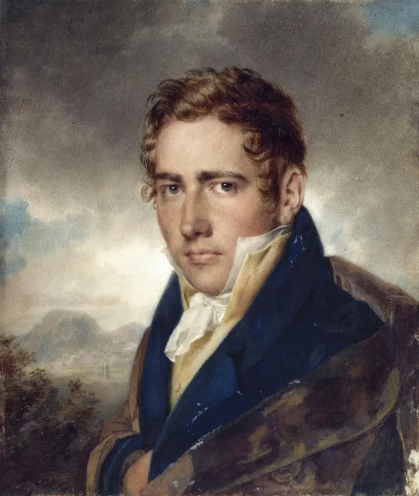 Maalaus Arkkitehti Auguste Constantin 1790-1842:n oletettu muotokuva - Alexandre-Évariste Fragonard | Taidetuloste