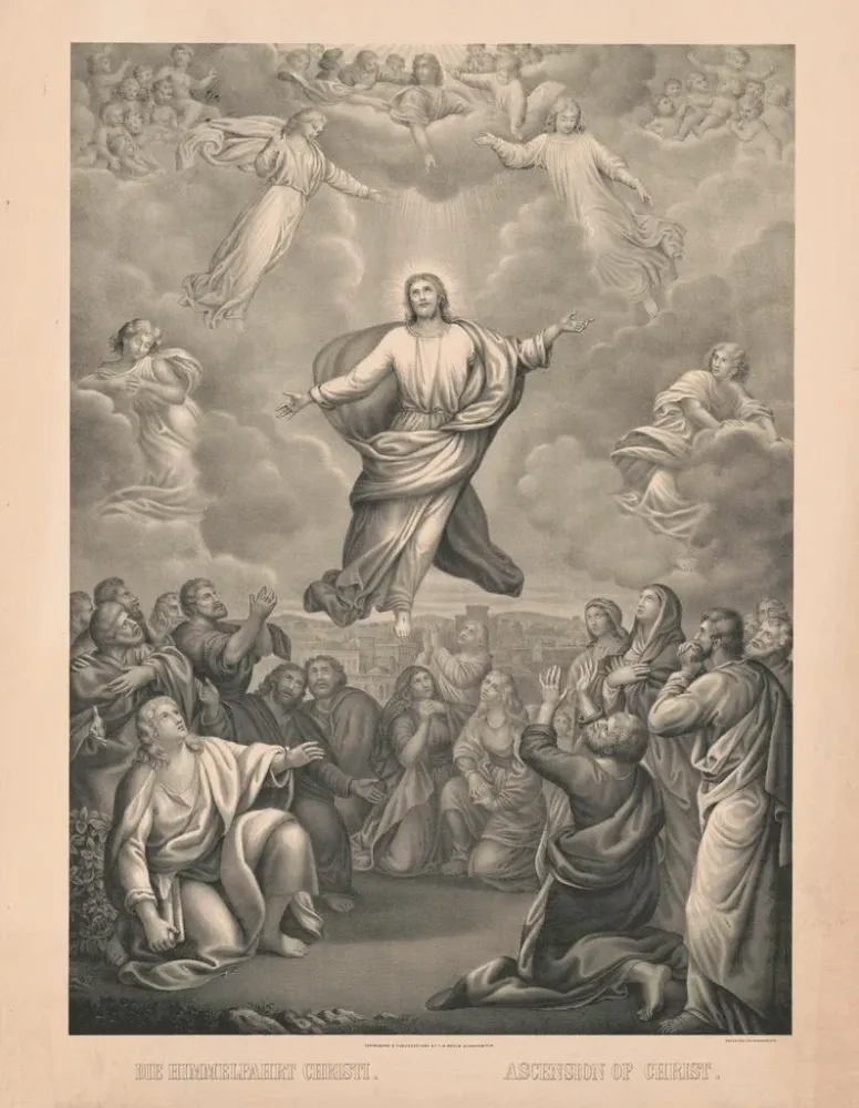 Maalaus Ascension du Christ - Beck Pauli Lith | Taidetuloste