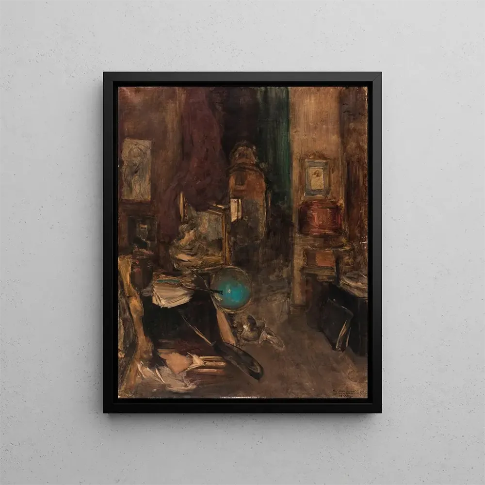 Maalaus Ateljeen nurkka boulevard de Clichy - Antoine Vollon | Taidetuloste