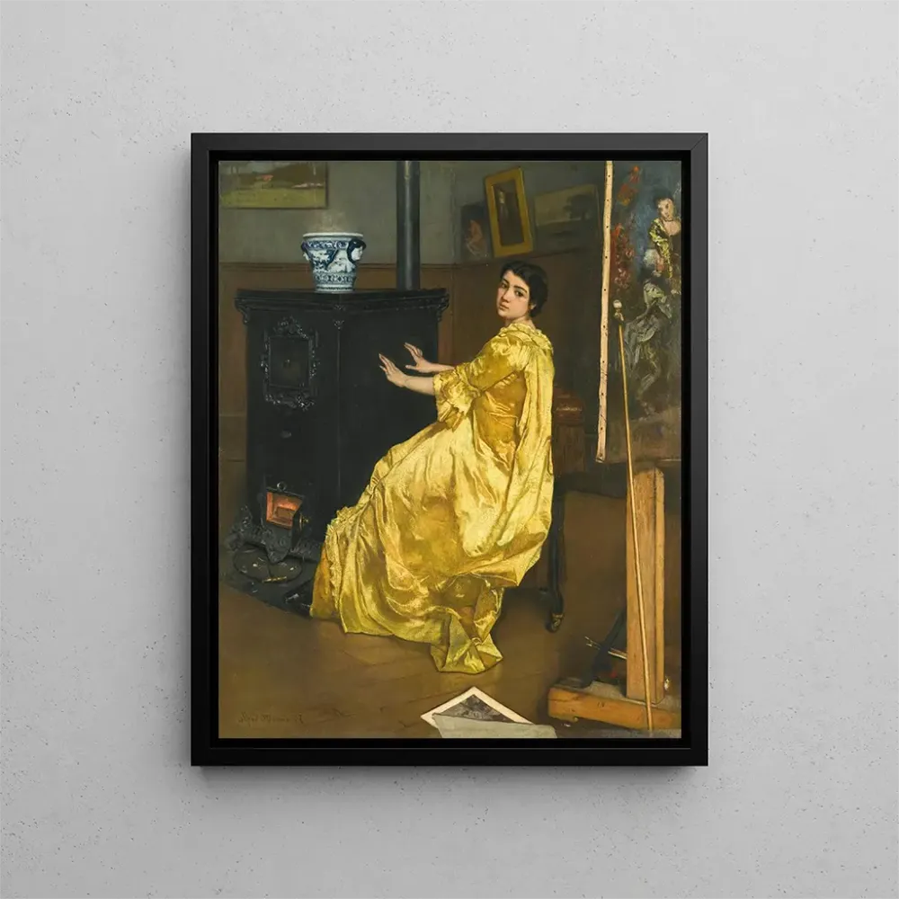 Maalaus Ateljeessä mallin lepo - Alfred Stevens | Taidetuloste