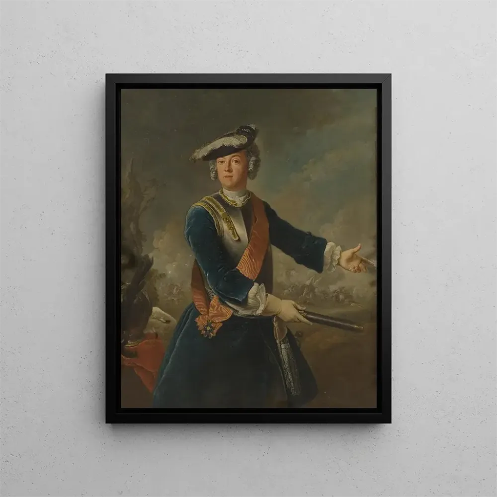 Maalaus Auguste Vilhelm 1722-1758 Preussin prinssi - Antoine Pesne | Taidetuloste