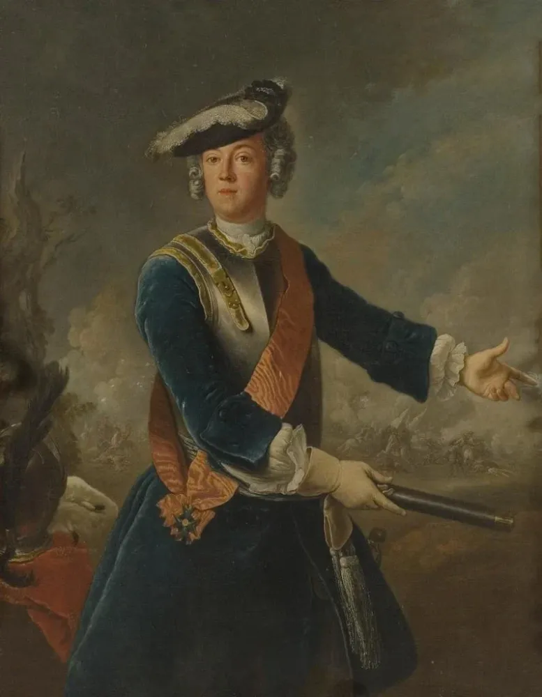 Maalaus Auguste Vilhelm 1722-1758 Preussin prinssi - Antoine Pesne | Taidetuloste