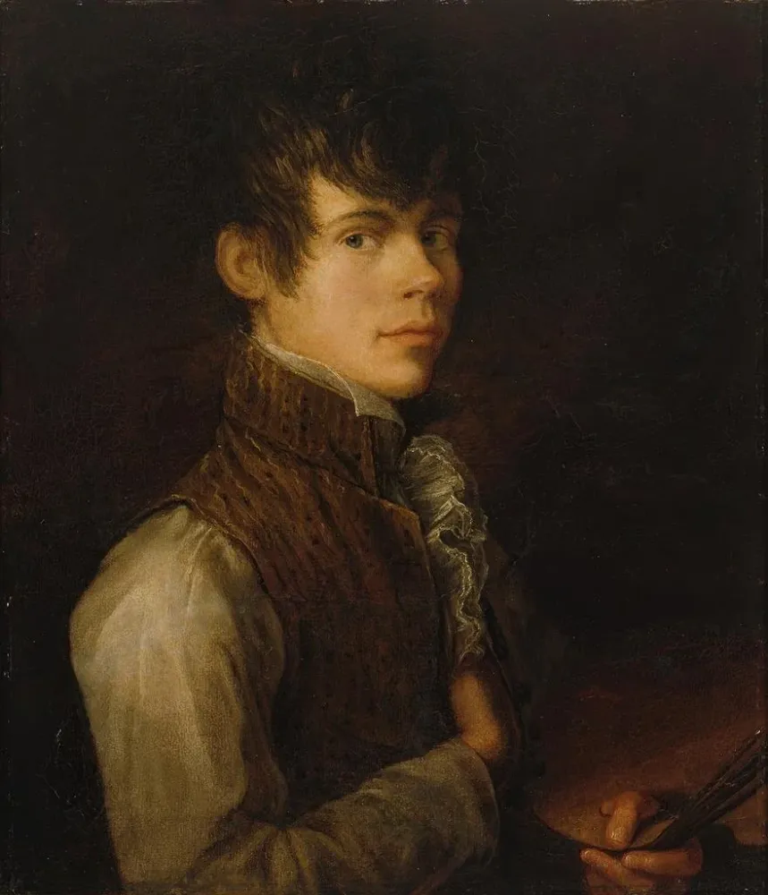 Maalaus Autoportrait 1805 - Alexander Laurus | Taidetuloste