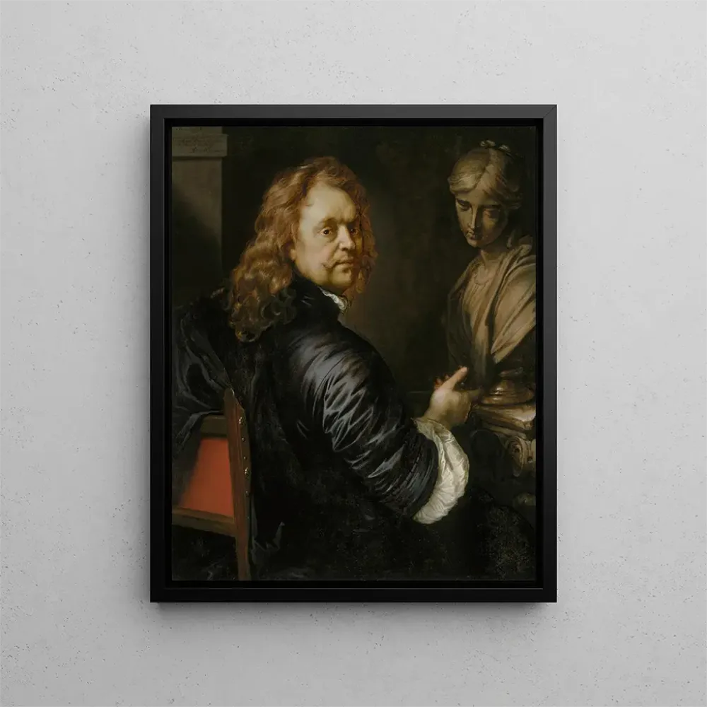 Maalaus Autoportrait - Adriaen Hanneman | Taidetuloste