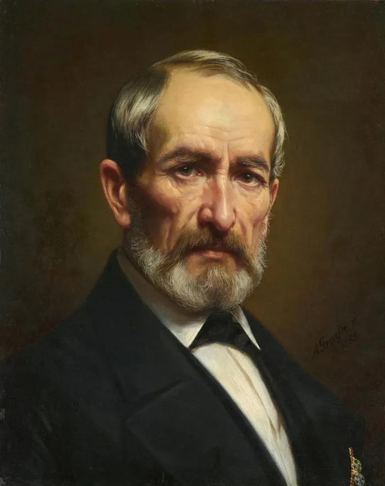 Maalaus Autoportrait - Albert Gréfle | Taidetuloste