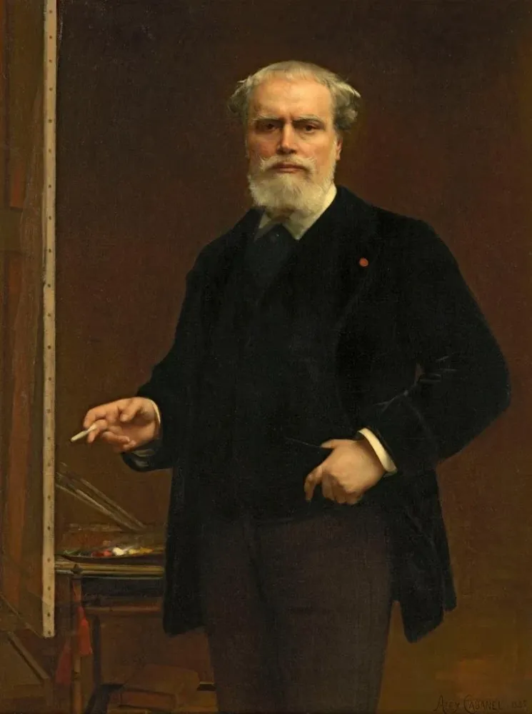 Maalaus Autoportrait - Alexandre Cabanel | Taidetuloste