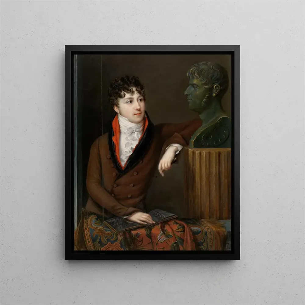 Maalaus Autoportrait - Alexandre Delatour | Taidetuloste