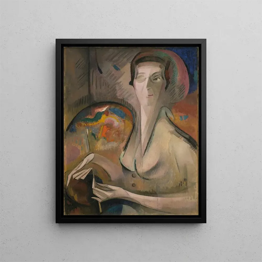 Maalaus Autoportrait - Alice Bailly | Taidetuloste