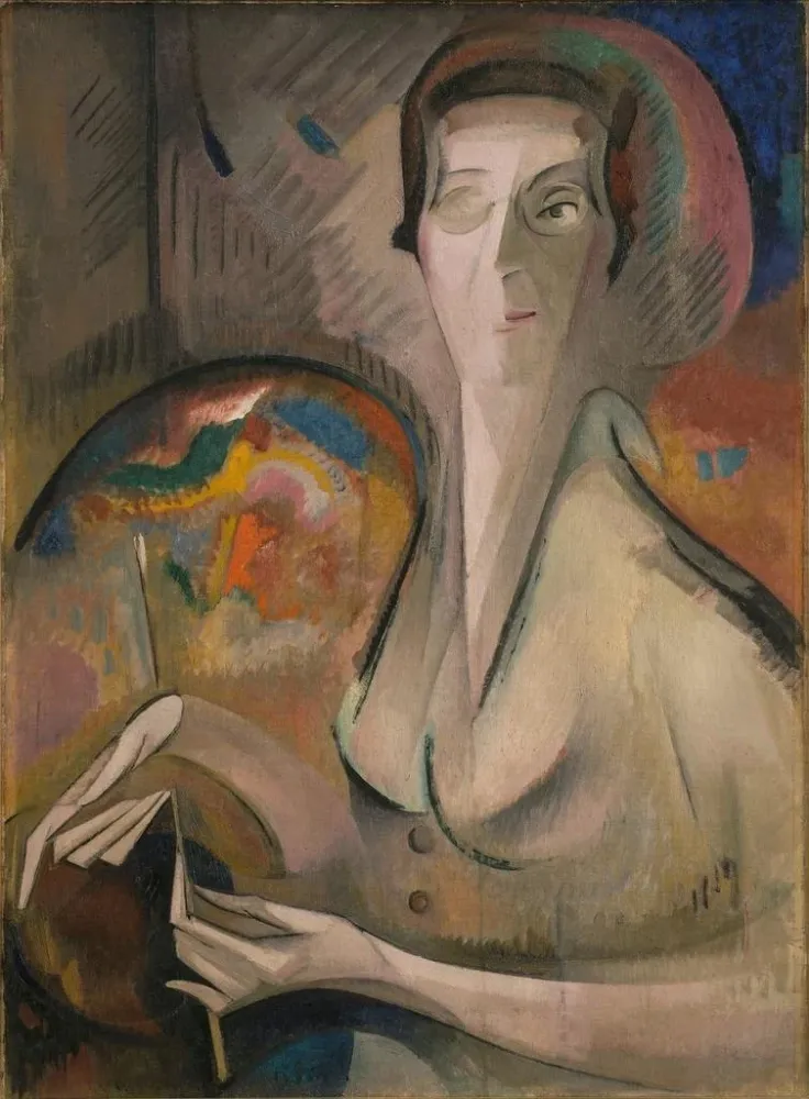 Maalaus Autoportrait - Alice Bailly | Taidetuloste