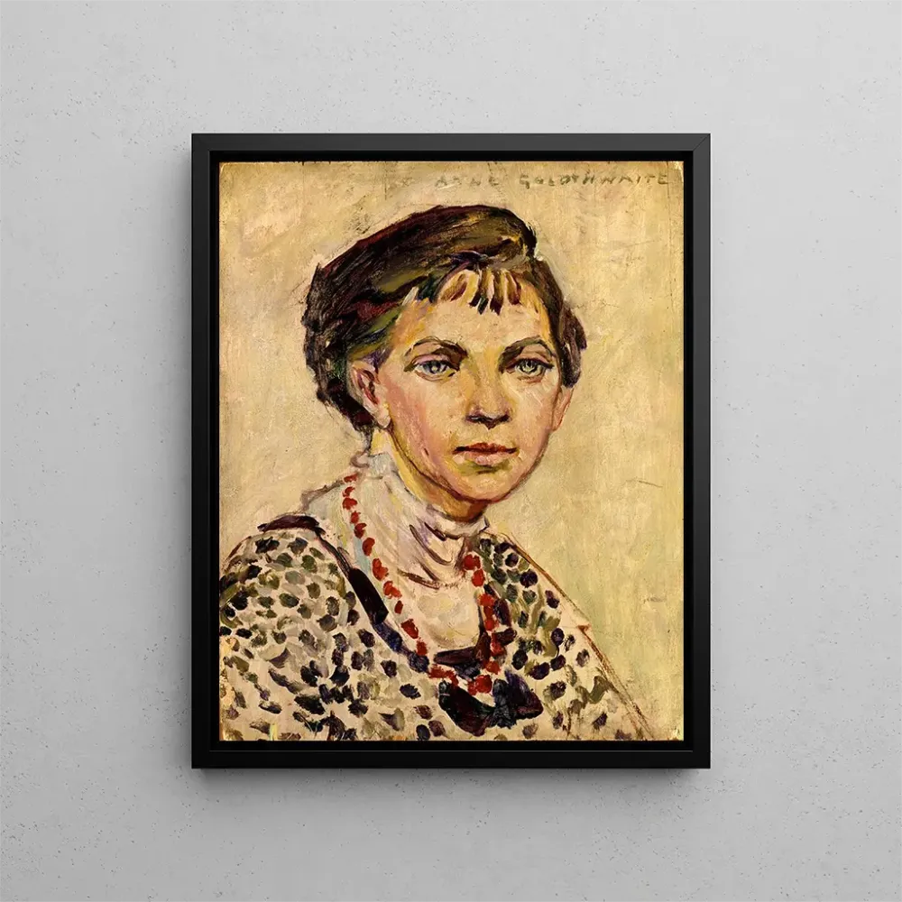 Maalaus Autoportrait - Anne Goldthwaite | Taidetuloste