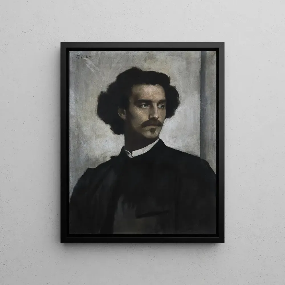 Maalaus Autoportrait - Anselm Feuerbach | Taidetuloste