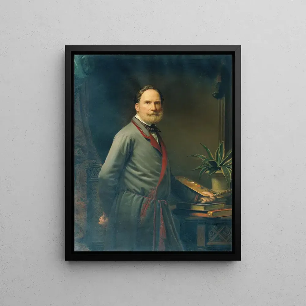 Maalaus Autoportrait - Anton Ebert | Taidetuloste
