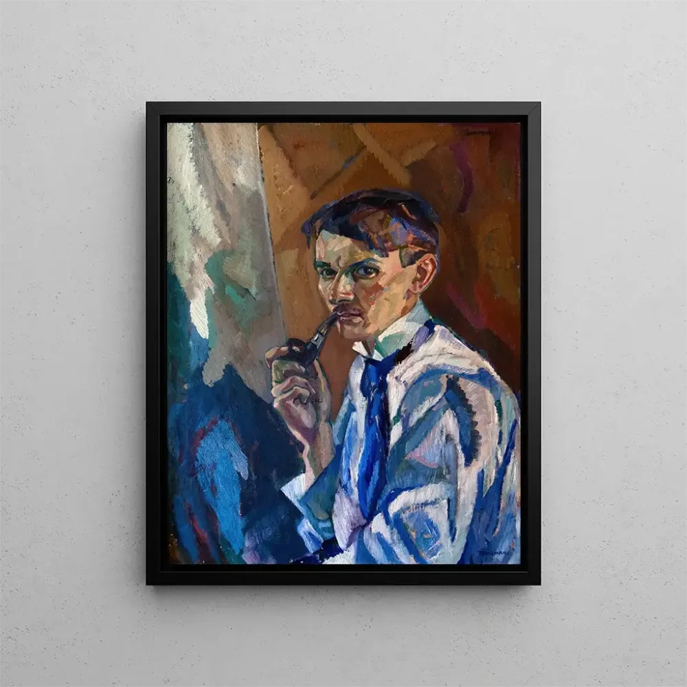 Maalaus Autoportrait - Axel Törneman | Taidetuloste