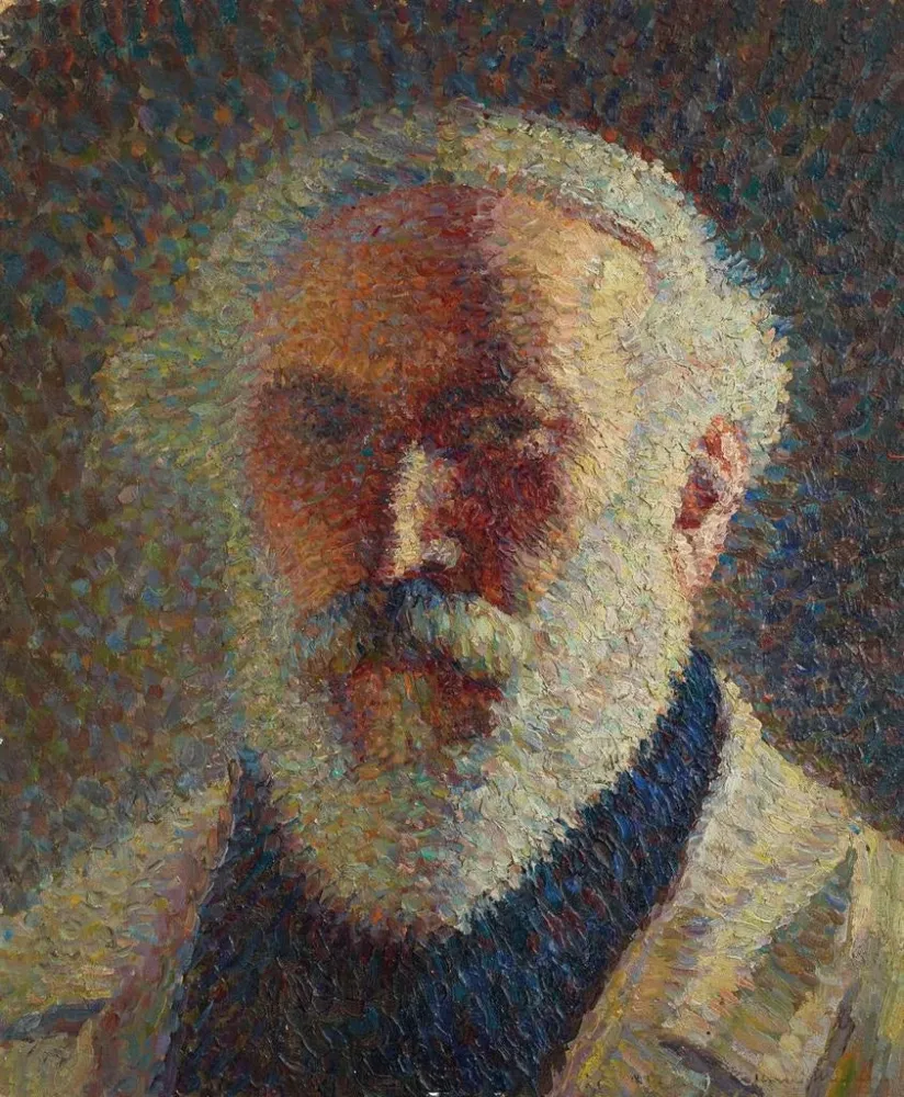 Maalaus Autoportrait à la barbe blanche - Henri Martin | Taidetuloste