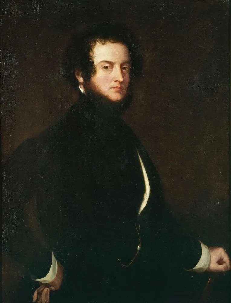 Maalaus Autoportrait du comte Alfred d'Orsay 1801 1852 - Alfred d'Orsay | Taidetuloste