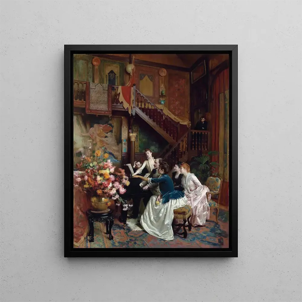 Maalaus Autour d'une partition - Albert Aublet | Taidetuloste
