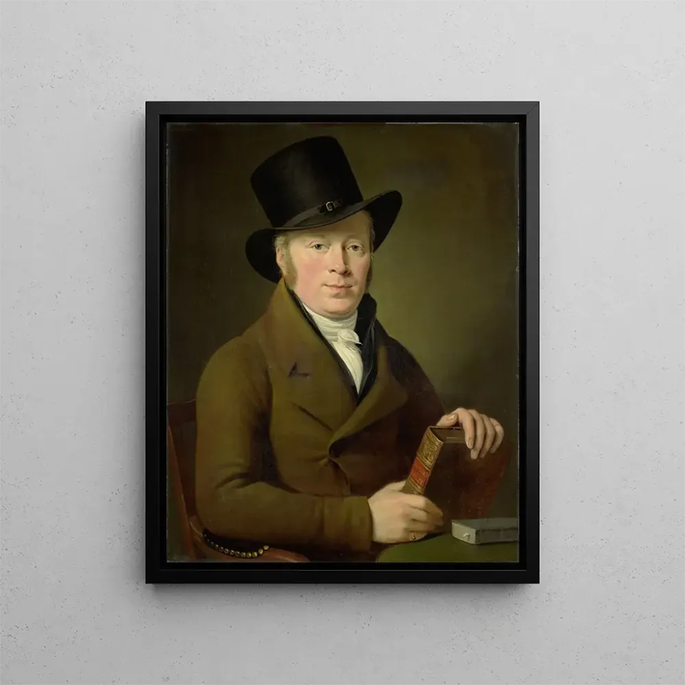Maalaus Barend Klijn Barendsz 1774-1829 Runoilija - Adriaan de Lelie | Taidetuloste