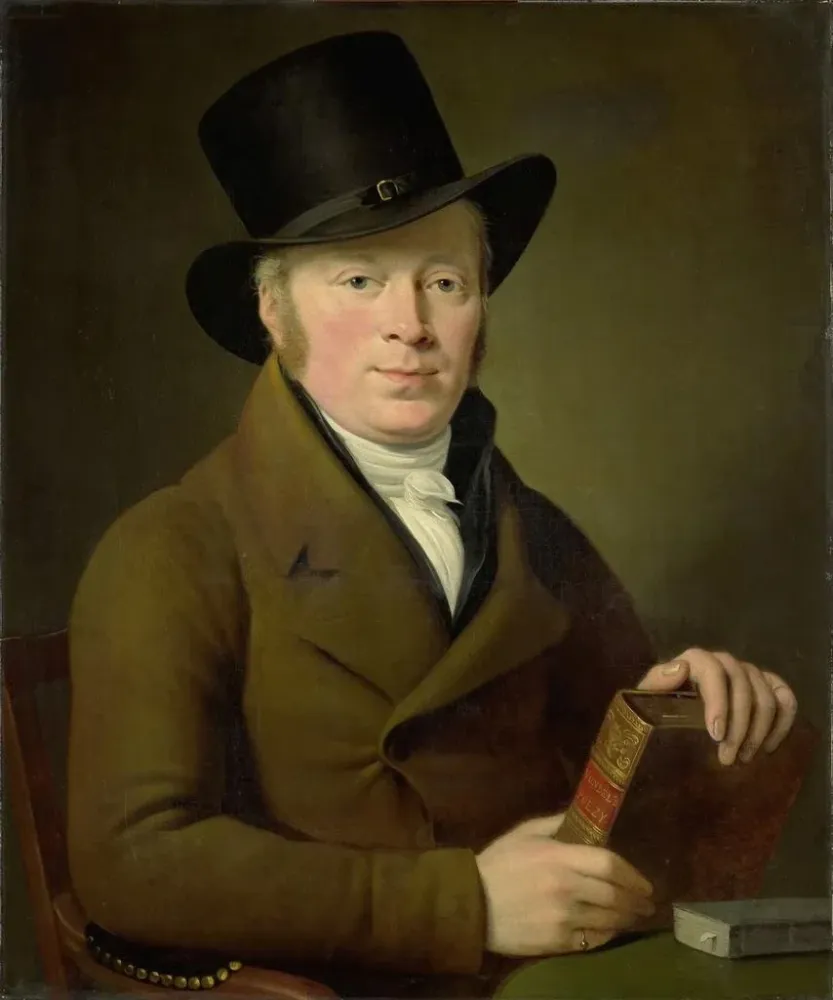 Maalaus Barend Klijn Barendsz 1774-1829 Runoilija - Adriaan de Lelie | Taidetuloste