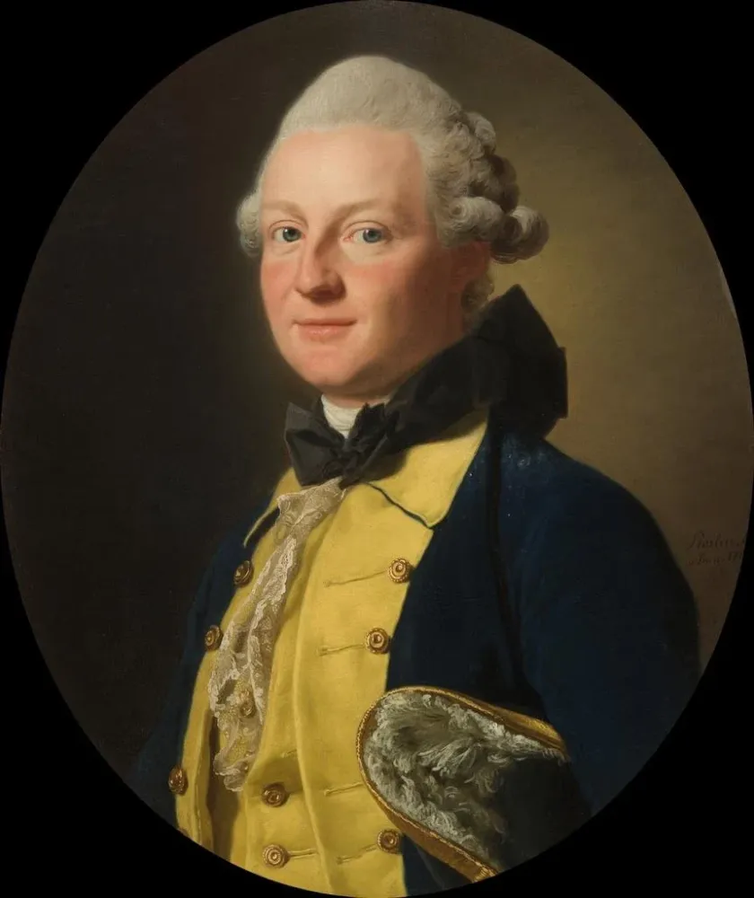 Maalaus Baron Carl Adam Wachtmeister - Alexander Roslin | Taidetuloste