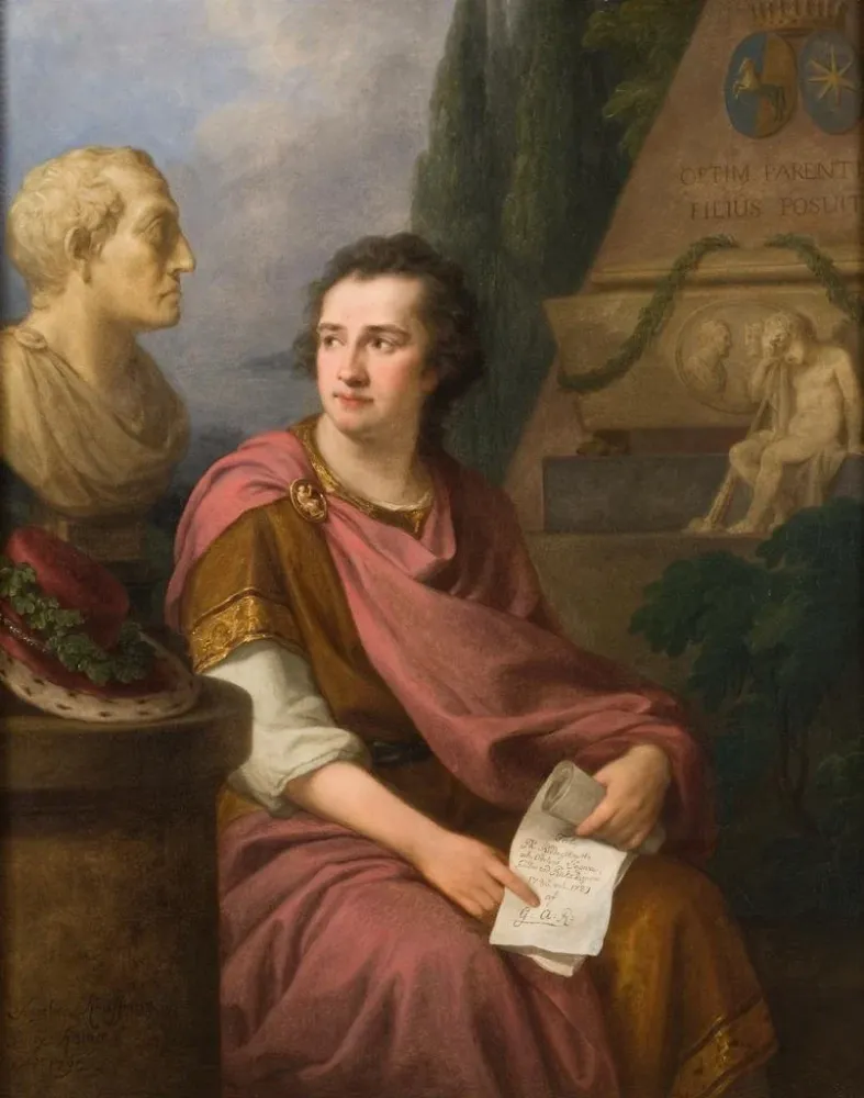 Maalaus Baron Gustave Adolf Reuterholm - Angelica Kauffman | Taidetuloste