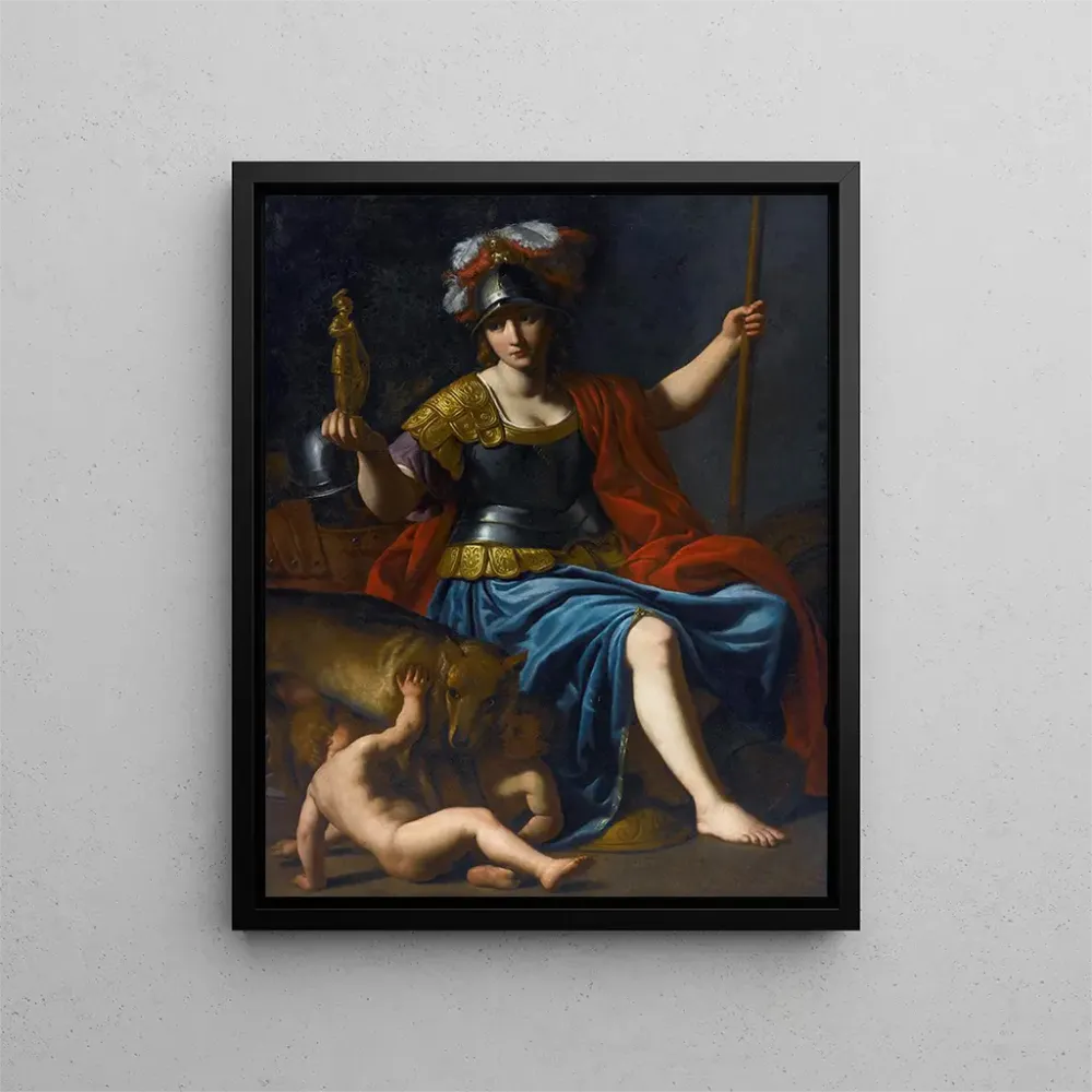 Maalaus Bellone avec Romulus et Remus - Alessandro Turchi | Taidetuloste