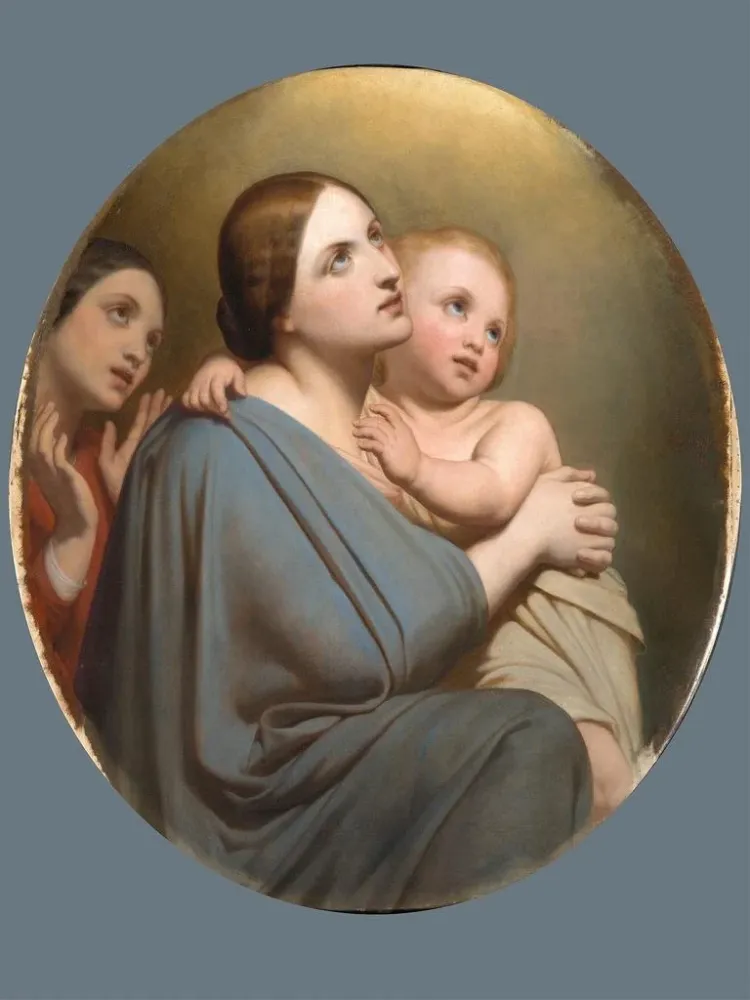 Maalaus Bienheureux les cœurs purs - Ary Scheffer | Taidetuloste