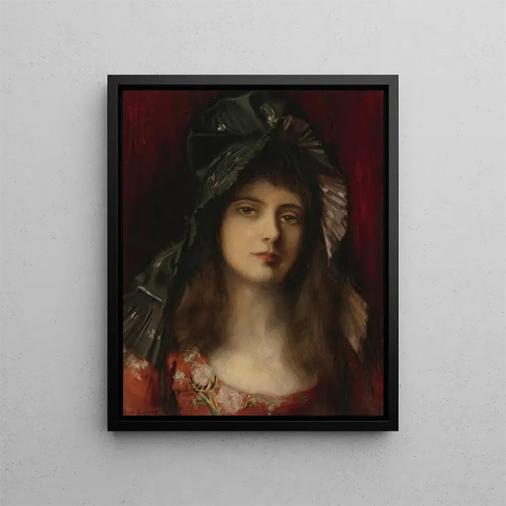 Maalaus Le Bonnet vert - Albert Lynch | Taidetuloste