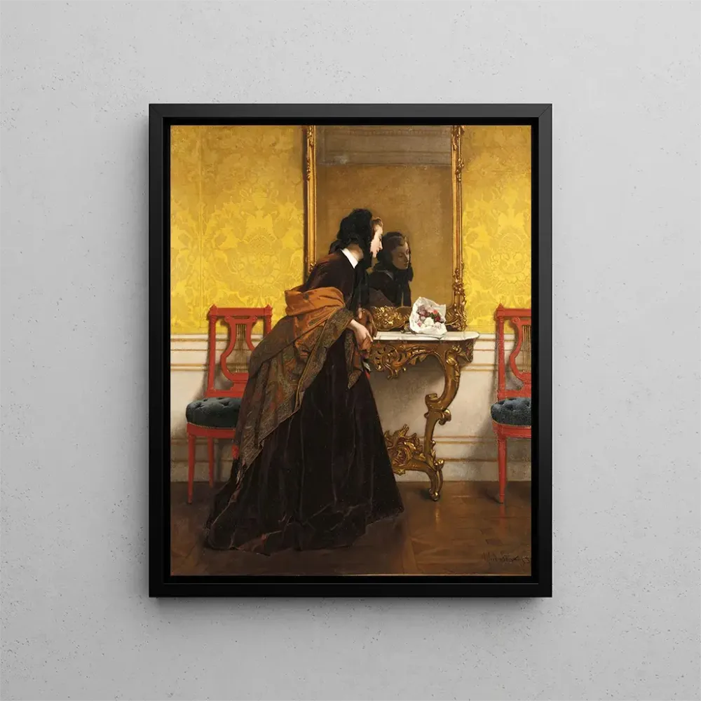 Maalaus Le bouquet - Alfred Stevens | Taidetuloste