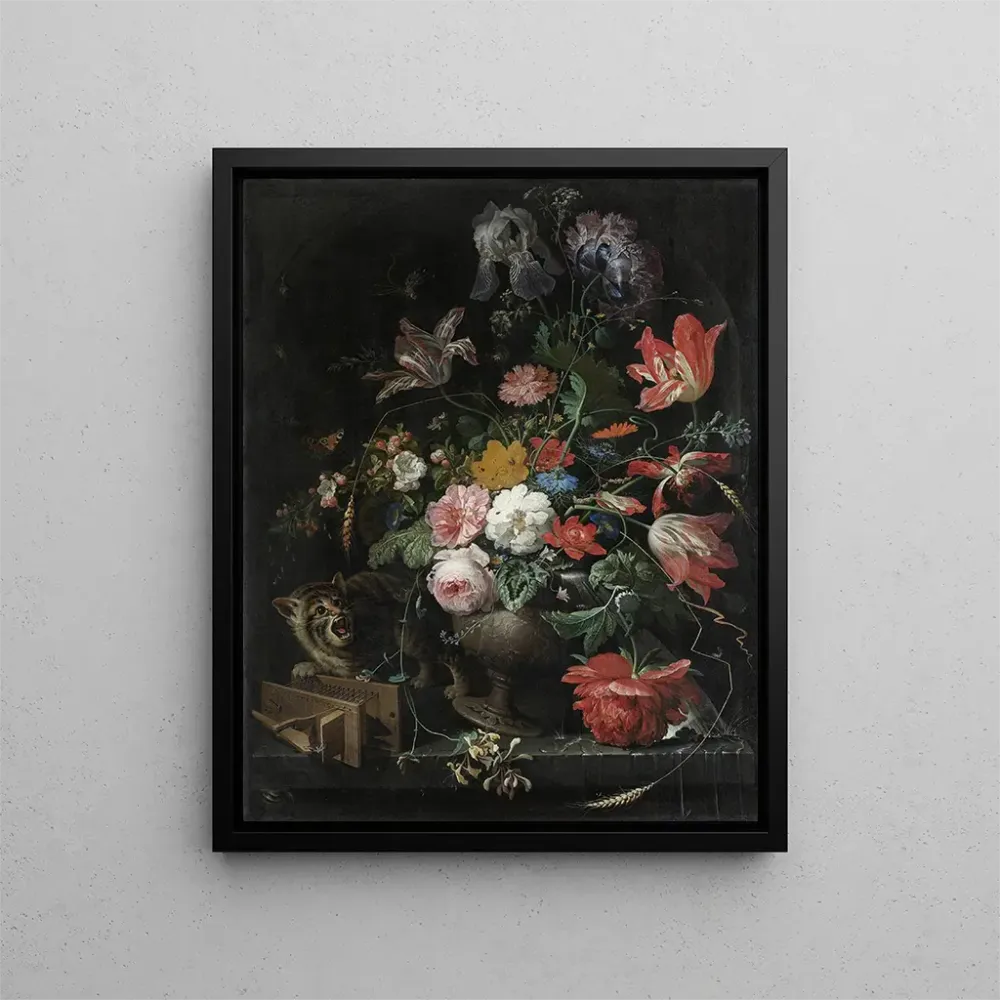 Maalaus Le Bouquet renversé - Abraham Mignon | Taidetuloste