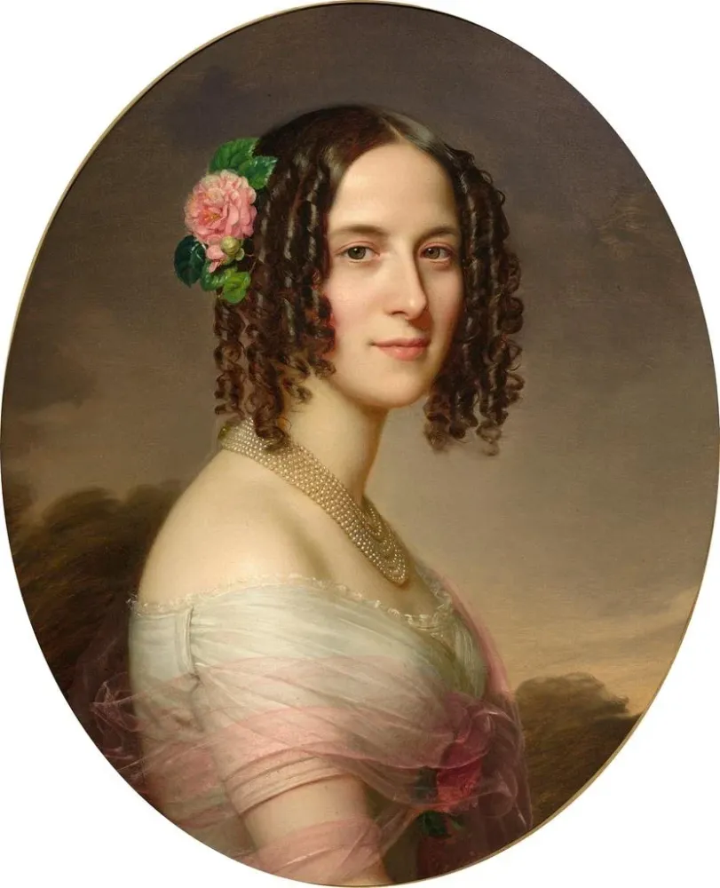 Maalaus Buste de femme - Anton Einsle | Taidetuloste