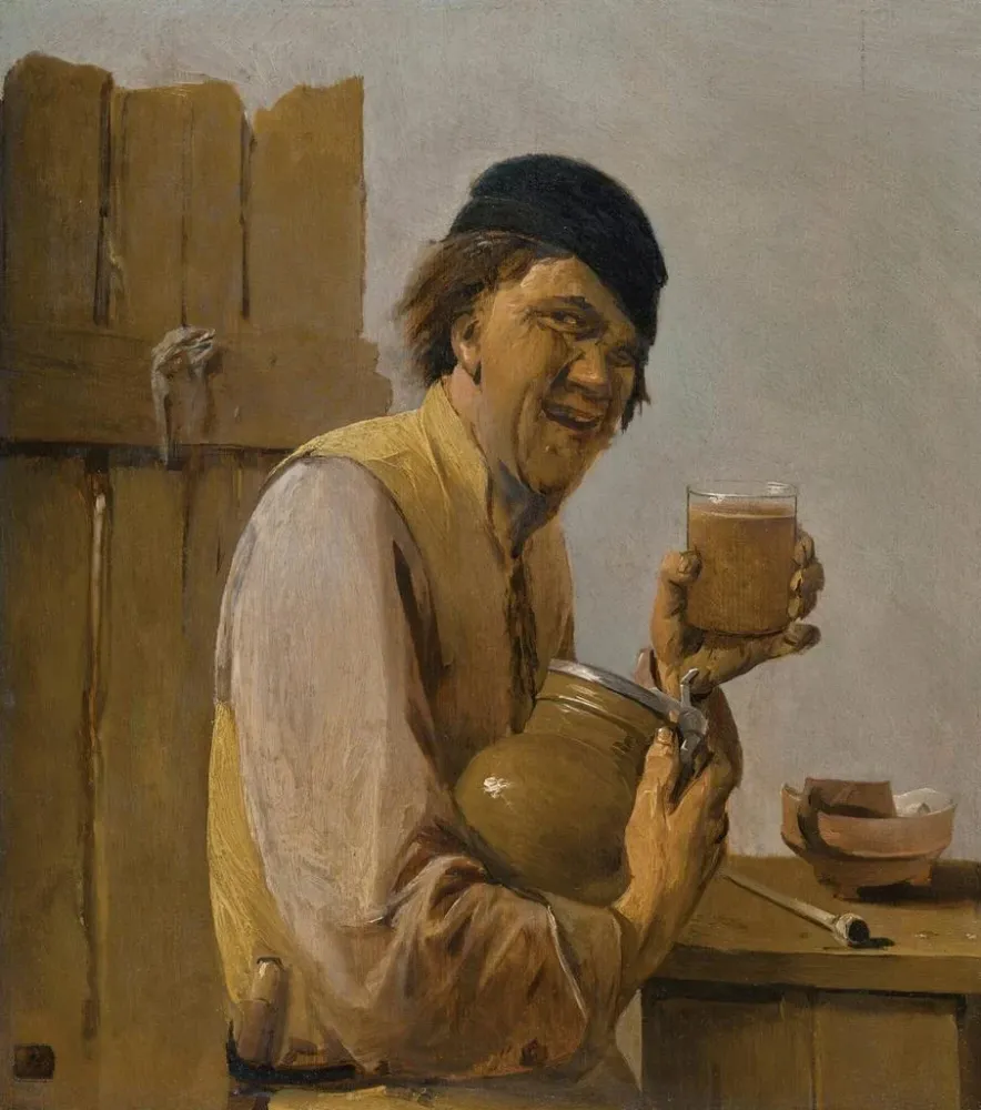 Maalaus Le buveur - Abraham Diepraam | Taidetuloste