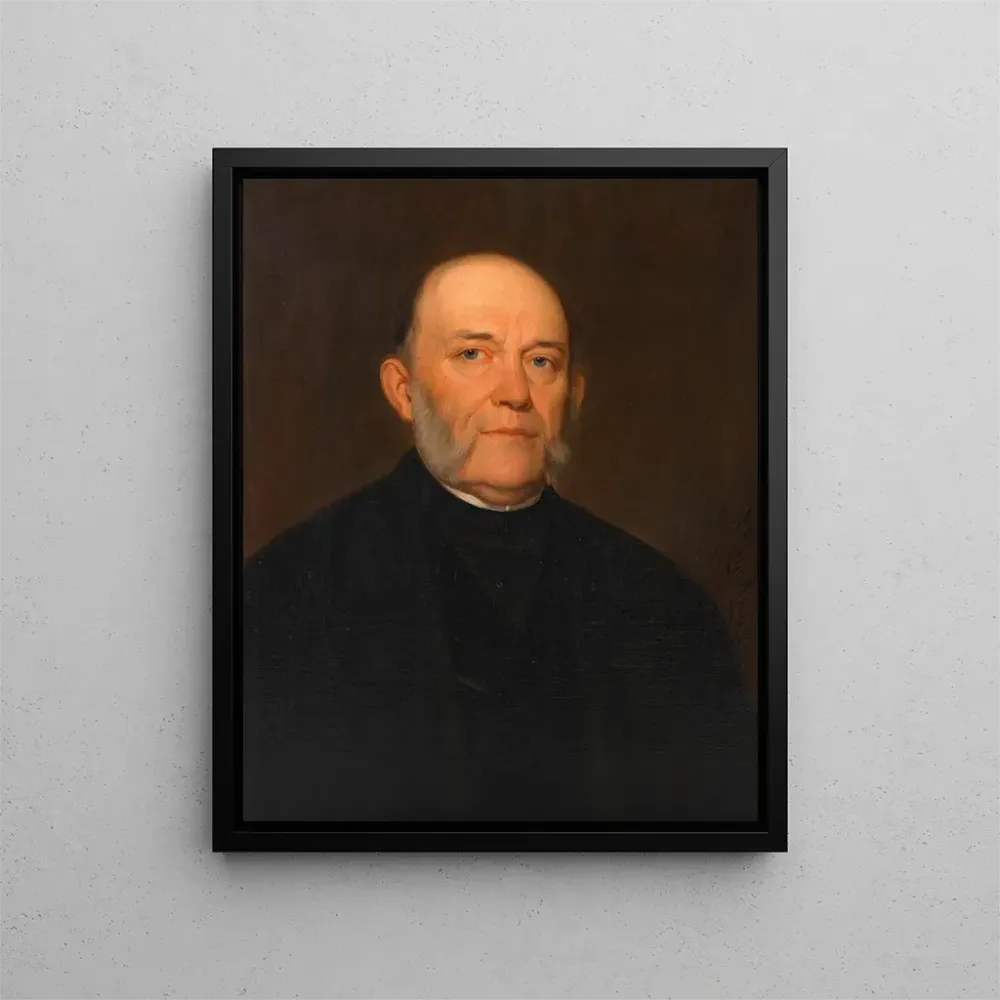 Maalaus Carl von Rokitansky Patologe Poliittinen ja filosofi - August Georg Mayer