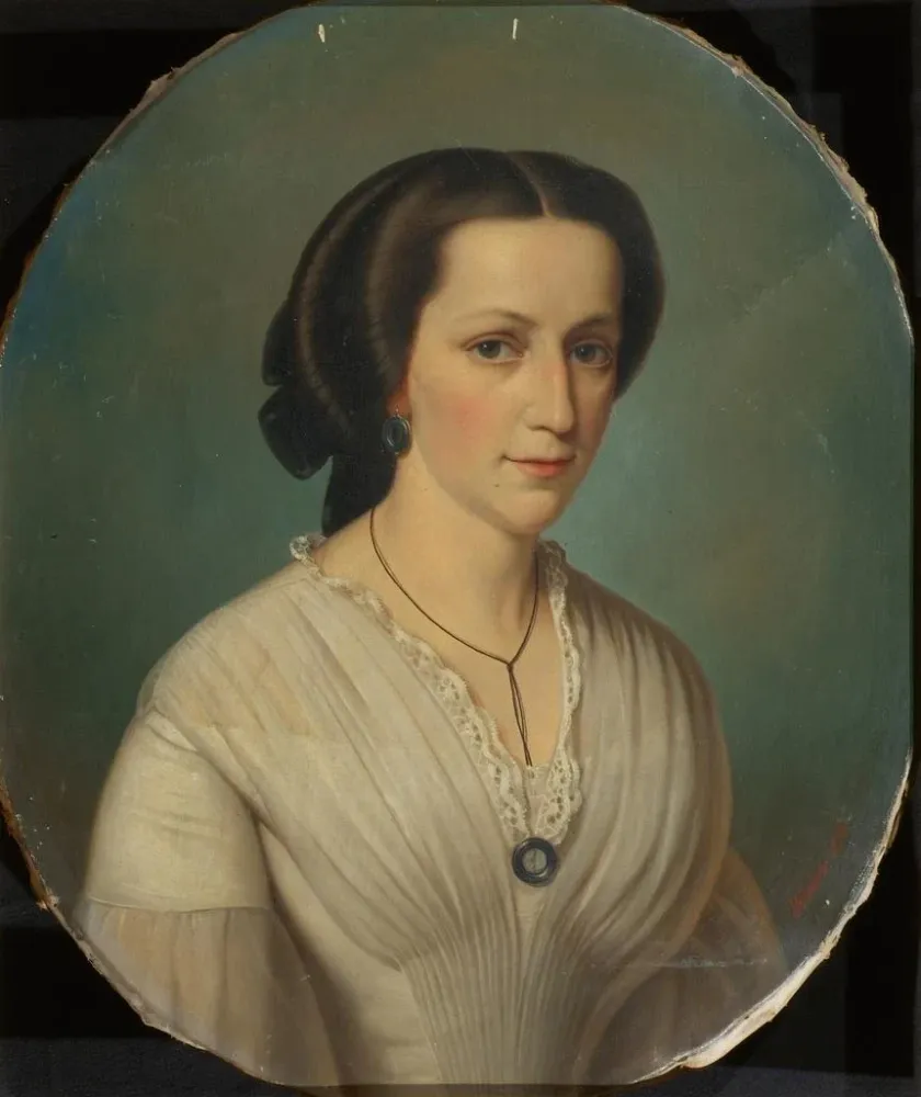 Maalaus Caroline von Stalitz née Petke - Augusto Tominz | Taidetuloste