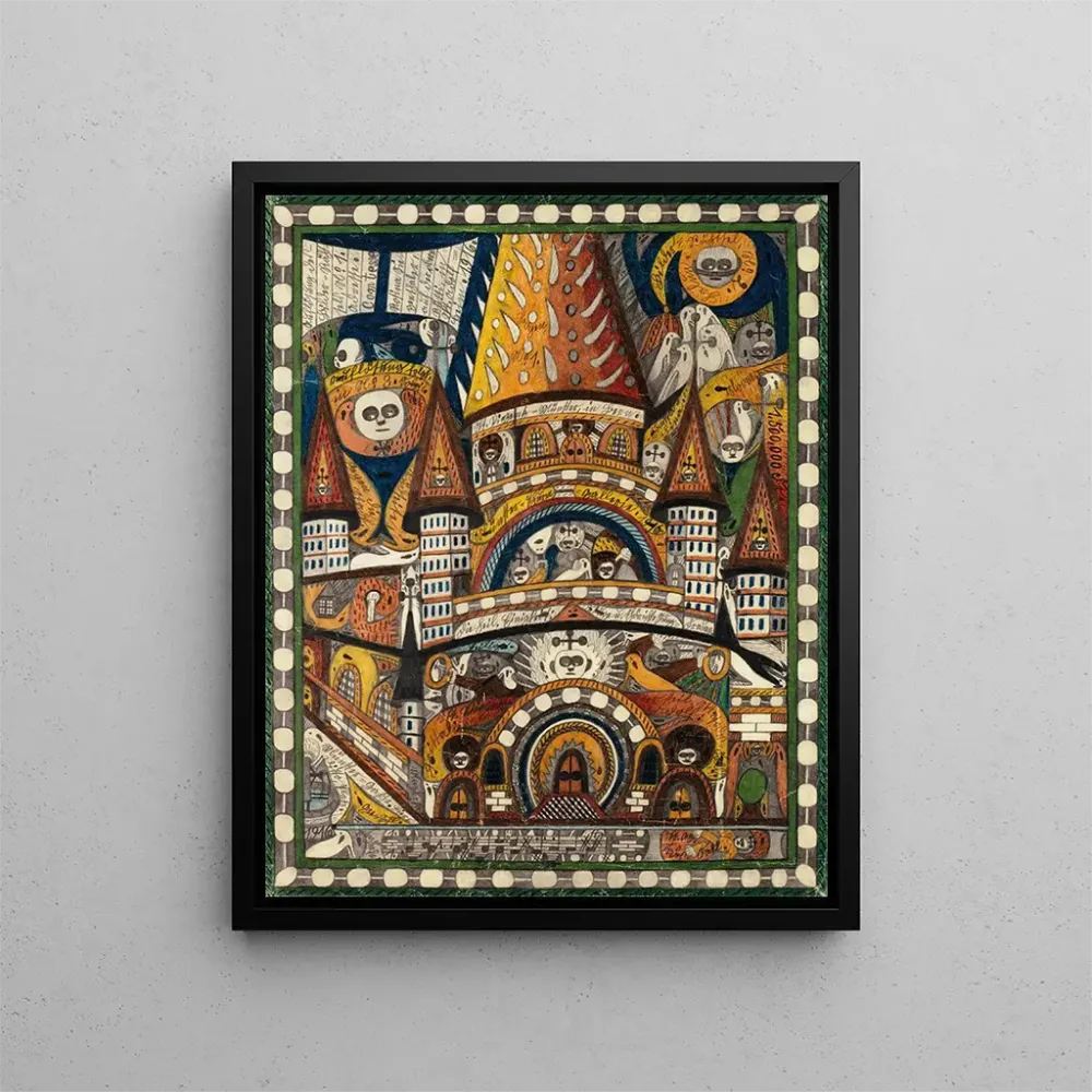 Maalaus Cathédrale Saint-Vincent de Berne - Adolf Wölfli | Taidetuloste