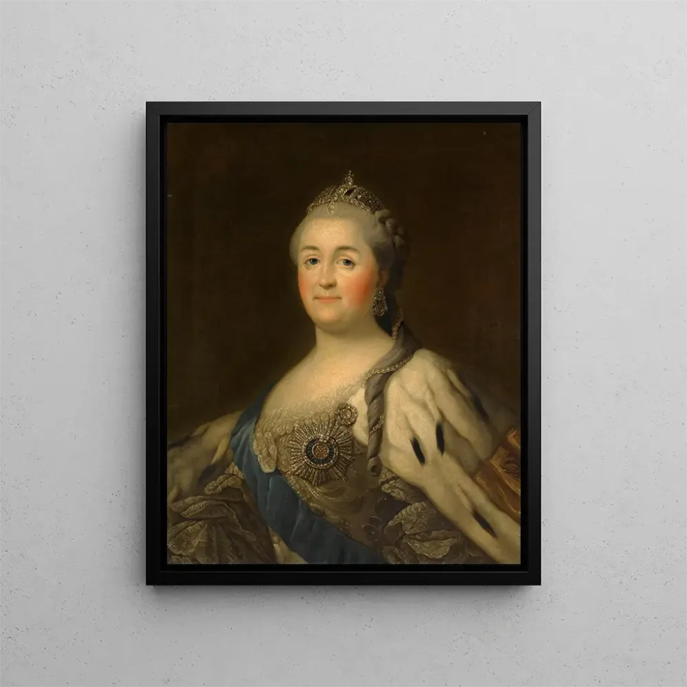 Maalaus Catherine Suuren Portraitti - Vigilius Eriksenin jälkeen | Taidetuloste