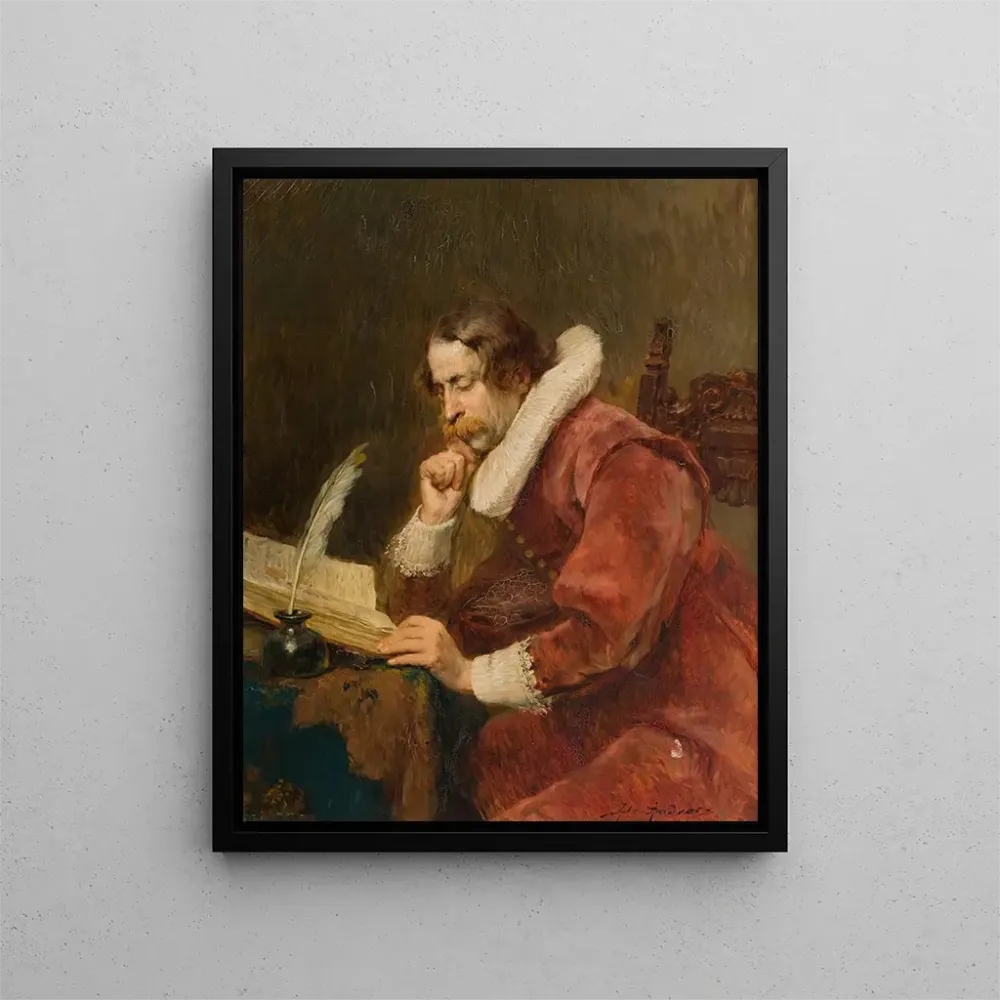 Maalaus Le Cavalier Scholar - Alex De Andreis | Taidetuloste