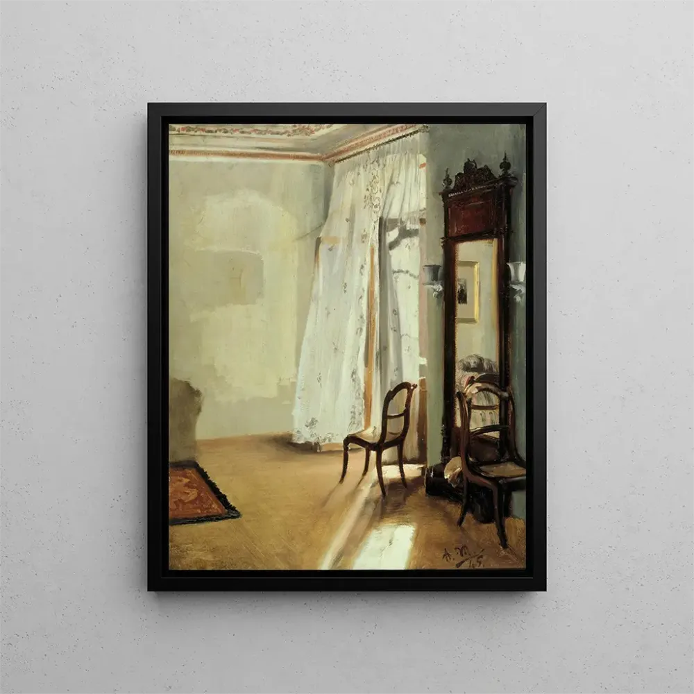 Maalaus La Chambre du Balcon - Adolph von Menzel | Taidetuloste