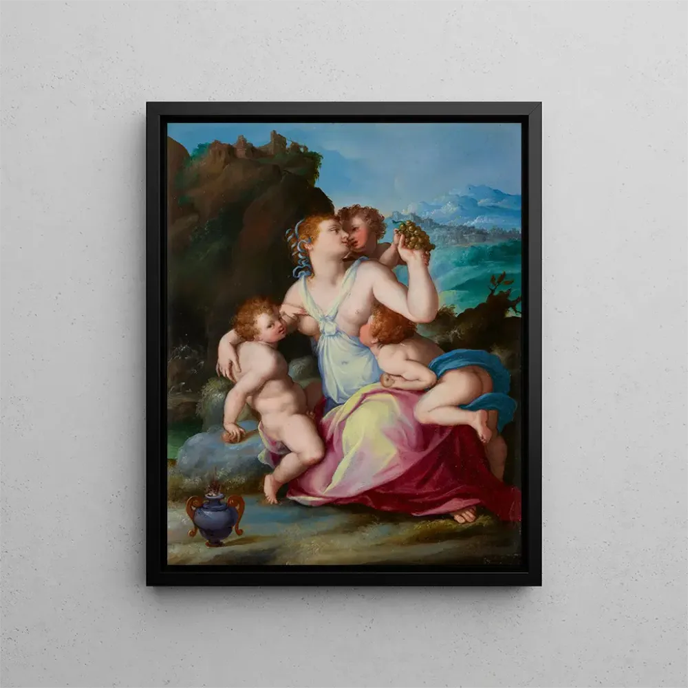 Maalaus Charité - Alessandro Allori | Taidetuloste