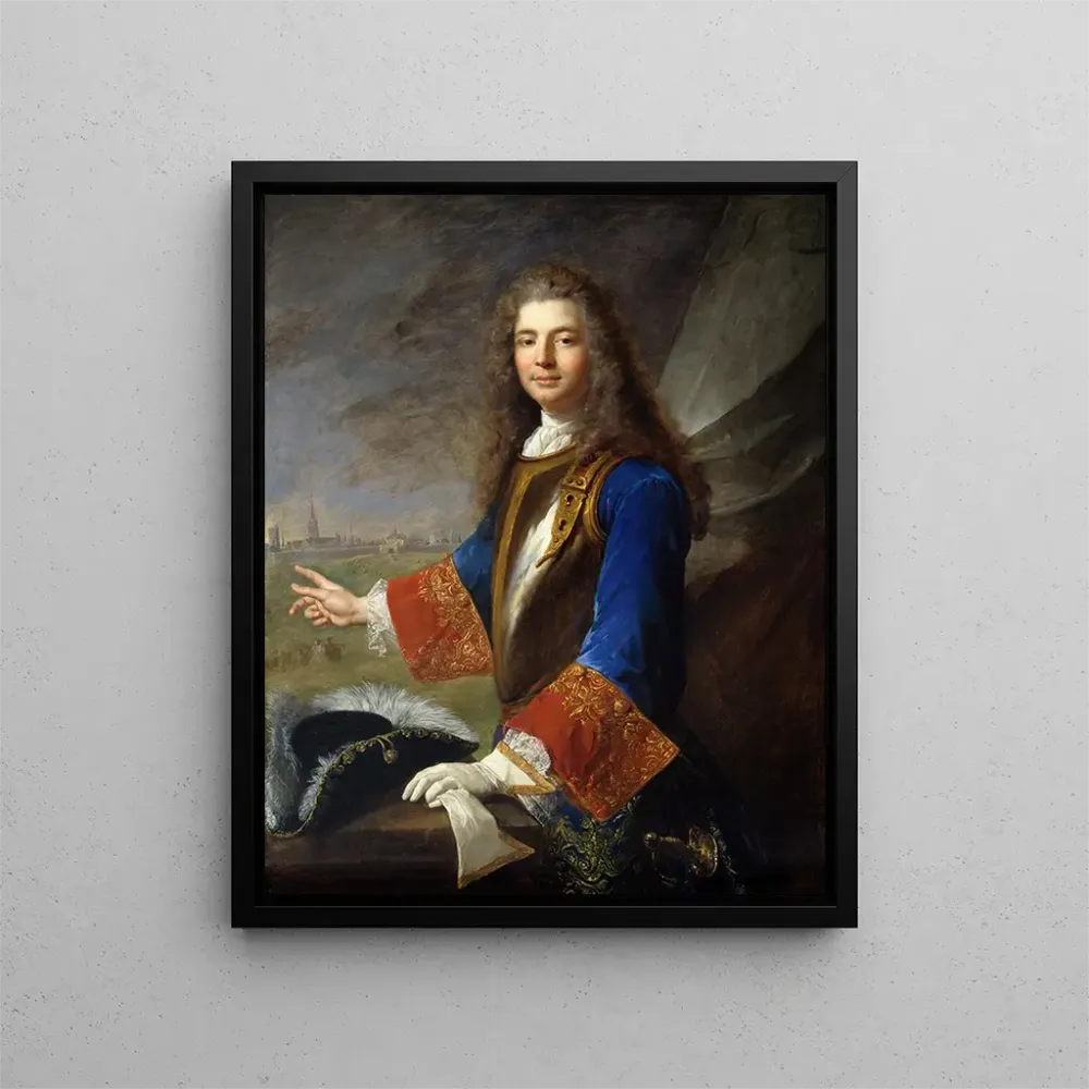 Maalaus Charles François Marie de Custine Chevalier de Wiltz - Alexis Simon Belle | Taidetuloste