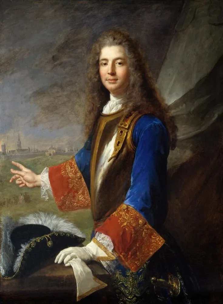 Maalaus Charles François Marie de Custine Chevalier de Wiltz - Alexis Simon Belle | Taidetuloste