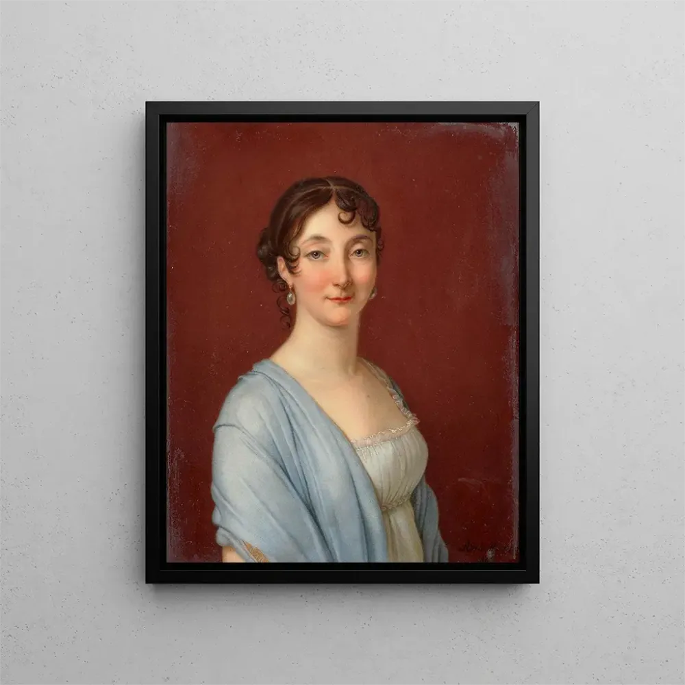 Maalaus Charlotte Félicité Cabanis syntynyt Grouchy jäljennös Anne-Louis Girodet-Trioson - Adélaïde-Félicité Hoguer | Taid...