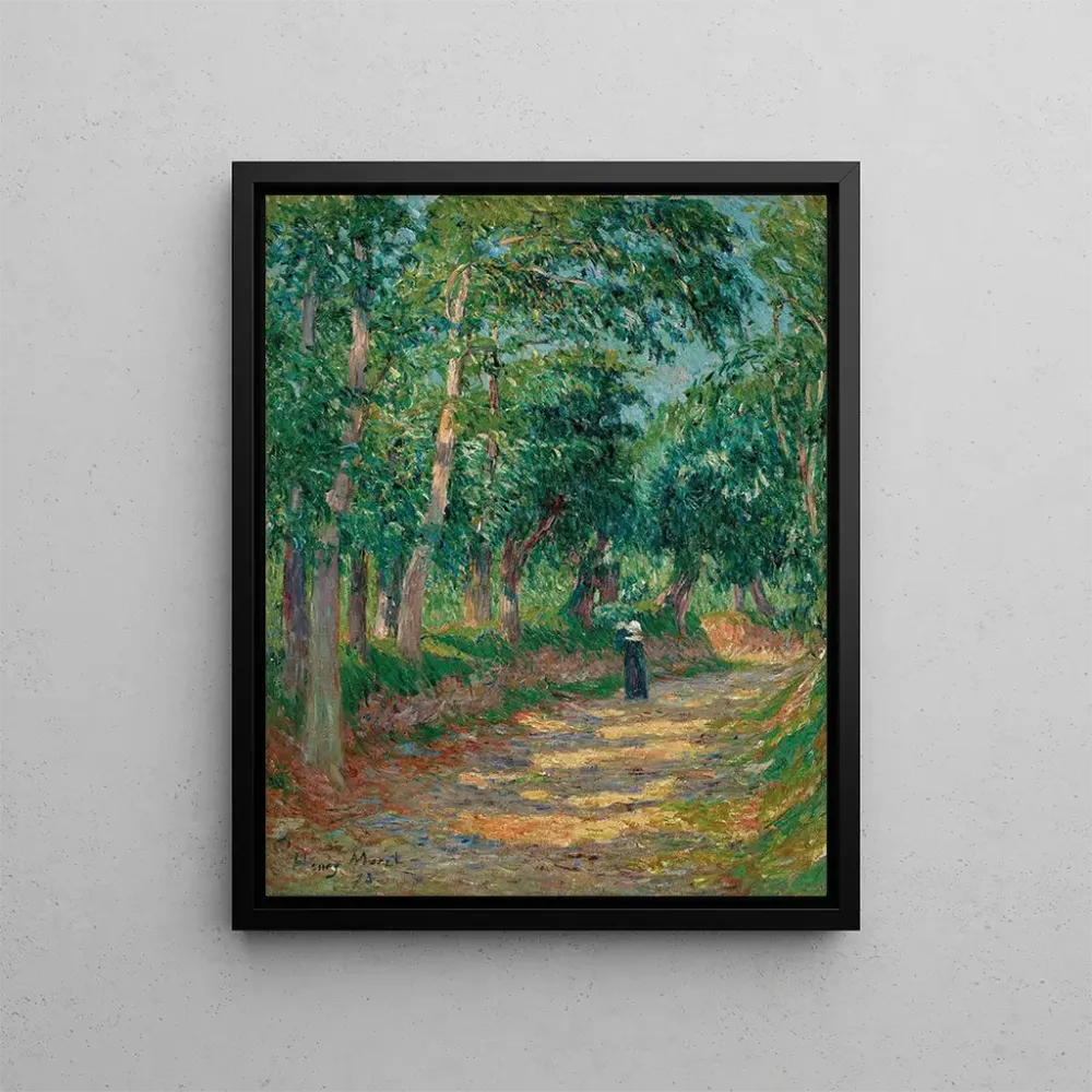 Maalaus Chemin creux à Pont - Aven - Henry Moret | Taidetuloste