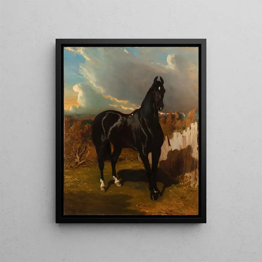 Maalaus Chevalier noir - Alfred de Dreux | Taidetuloste